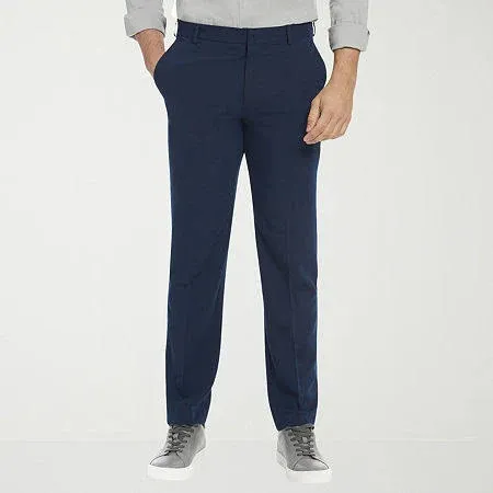 Photo 1 of Comfort Performance Dress Pant Straight Fit Navy Blue - size 32 x 32