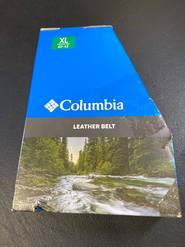 Photo 1 of Columbia Men's Leather Belt Black, XL 40-42