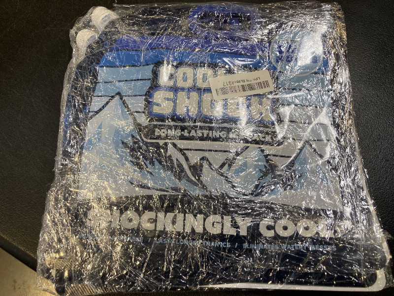 Photo 1 of Cooler Shock Reusable Ice Packs for Cooler - Long-Lasting Freezer Packs with Built-in Handle - All-Purpose Medium Size, Pack of 4