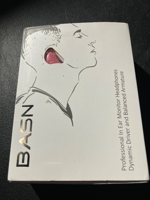 Photo 1 of BASN Bmaster in Ear Monitor Headphones Triple Driver Earphones with Two Detachable MMCX Cable Fit in Ear Suitable for Audio Musician Drummer(Pink)