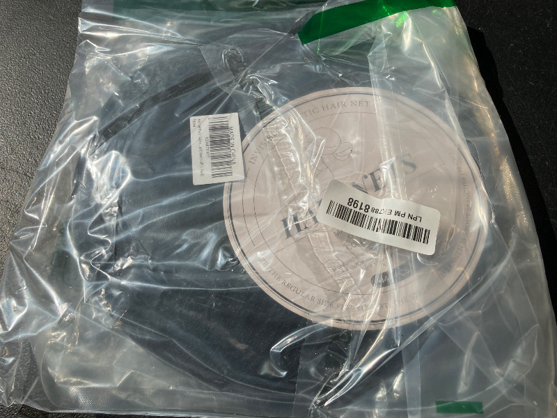 Photo 1 of 144pcs Hair Nets for Food Service Workers - 20 Inch Black Hair Nets for Buns & Sleeping Hair Nets, Breathable Snood Caps for Kitchen, Restaurant, and Salon