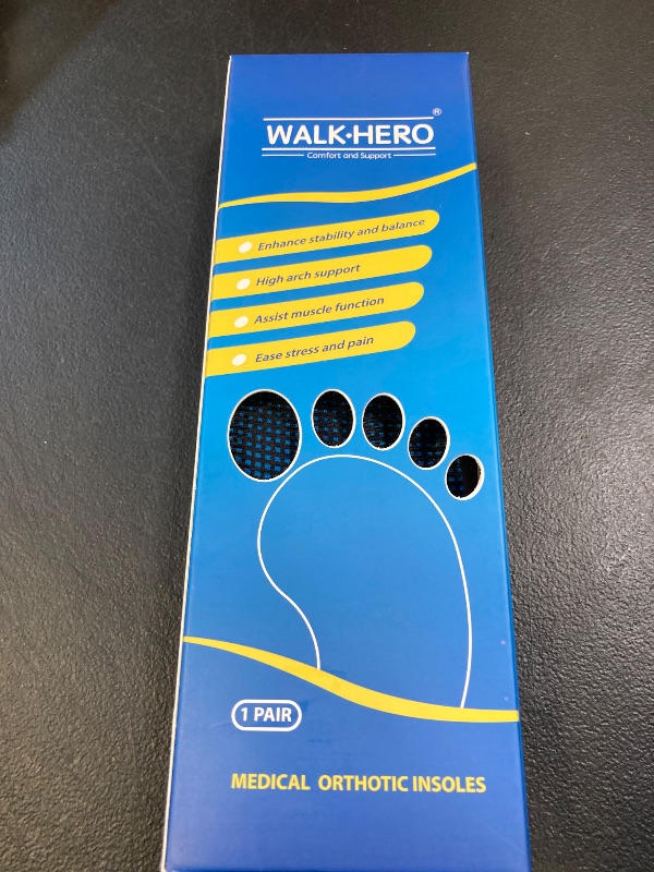 Photo 1 of Plantar Fasciitis Insoles for Men Women - Orthotics Inserts, Shoe Insoles Arch Support Flat Feet Inserts Work Boot Insoles for Standing All Day (Men's 7-7 1/2 | Women's 9-9 1/2)