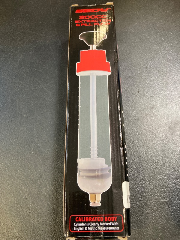 Photo 1 of SEDY Fluid Extractor - 200cc Multi-Purpose Syringe, Oil Suction Pump, Manual Extraction and Filling Pump, Automotive Oil Syringe