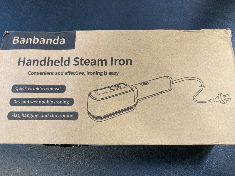 Photo 1 of Press Iron Steamer for Clothes Portable: 3-in-1 Mini Handheld Press Iron, 1000W Light Clothing Garment Steamer, Fast Heat-up, 10 Minutes of Continuous Steam - 120V Portable Clothes Steamer for Travel