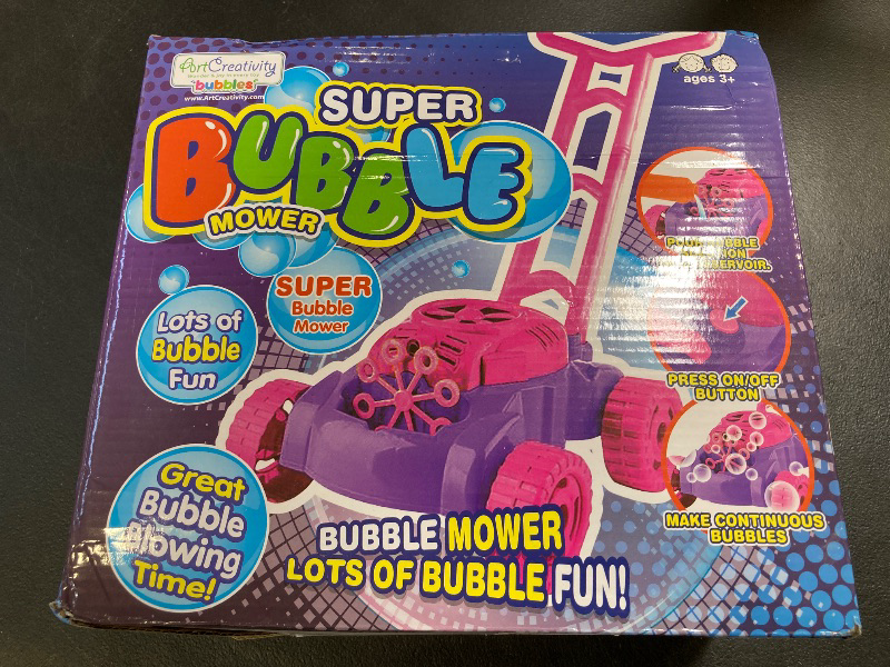 Photo 1 of ArtCreativity Bubble Lawn Mower for Toddlers 1-3, Kids Bubble Machine for 1-Year-Old Girl Gifts, Summer Outdoor Push Gardening Toys for Kids Age 1 2 3+ Birthday Gifts for Preschool Girls