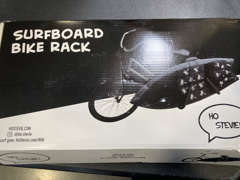 Photo 1 of Ho Stevie! Surfboard Bike Rack - Fits Most Bikes, Easy Install, for Surf Boards 8 Feet Or Shorter - Cruise to Your Surf Spot