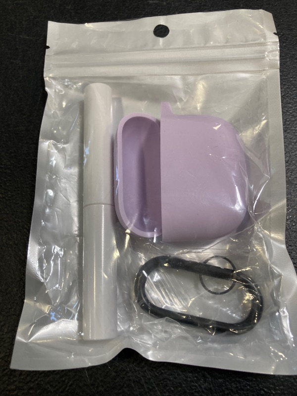 Photo 1 of Brujula Case for AirPods 4 Case Silicone Protective Cover [Active Noise Cancellation] Compatible with AirPods 4th Generation 2024 (Light Purple, Enhanced)