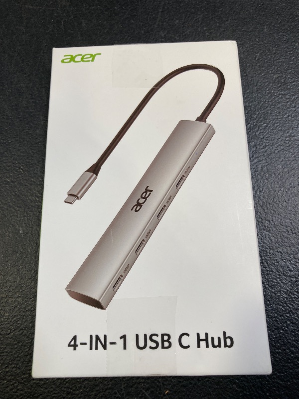 Photo 1 of Acer USB C Hub, 10Gbps Type C Splitter with 4 USBC 3.2 Port, High Speed Type C Multiport Adapter for MacBook Air/Pro, iPhone 16/15, iPad, Surface Pro, Chromebook, Dell XPS and More