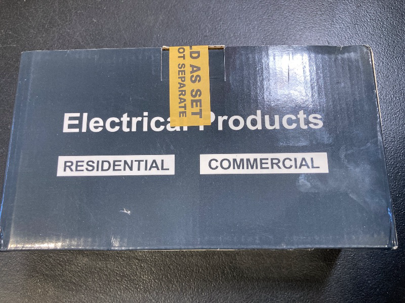 Photo 1 of ELECTECK 5 Pack GFCI Outlets 15 Amp, Non-Tamper Resistant, Décor GFI Receptacles with LED Indicator, Ground Fault Circuit Interrupter, Wall plate Included, ETL Listed, Red/Black Button
