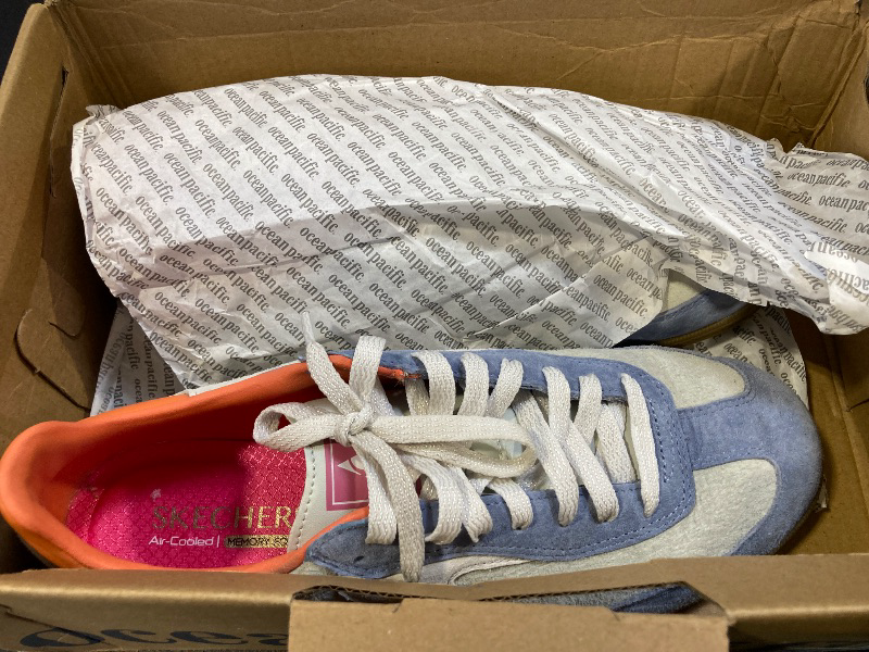 Photo 1 of Skechers Women's Hotshot-for The Win Sneaker, Light Blue/Multi, 10 
