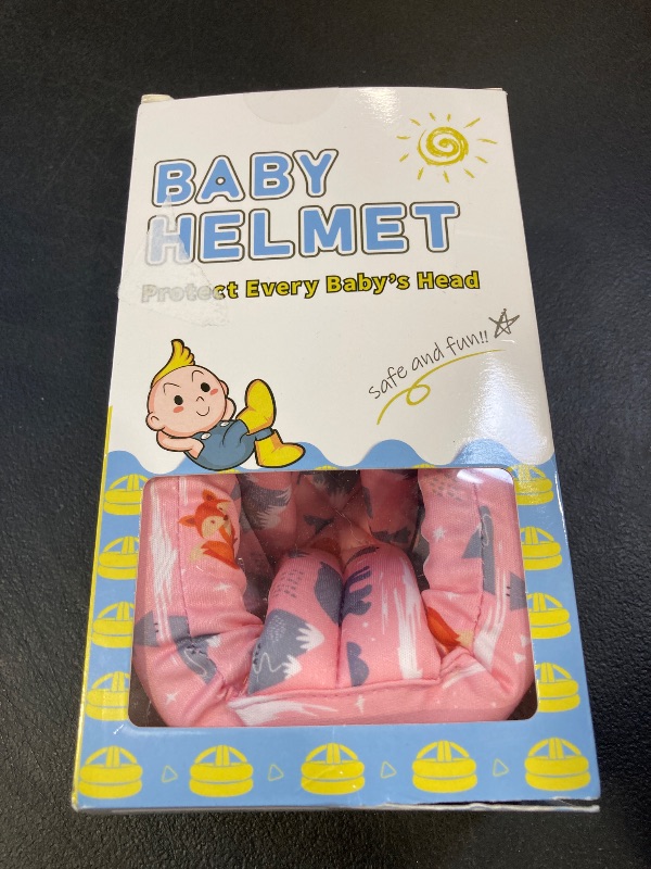 Photo 1 of Simply Kids Baby Helmet for Crawling Walking I Baby Head Protector No Bumps and Soft Cushion Infant Baby Safety Headguard for Learning to Walk I Toddler Helmets 1-2 Years Old, 6-12 Months (Pink Fox)