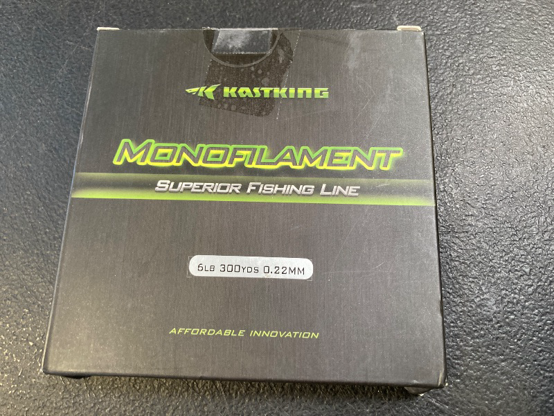 Photo 1 of KastKing Premium Monofilament Fishing Line, Ice Clear,300Yds,6LB