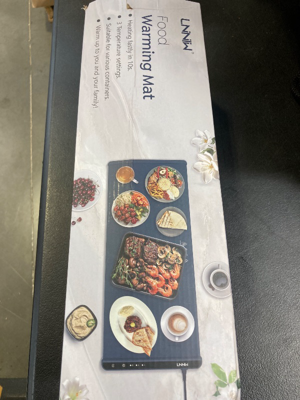 Photo 1 of Extra Large Food Warming Mat, 36x15 Inch Electric Heating Tray for Parties, Buffets, and Family Gatherings