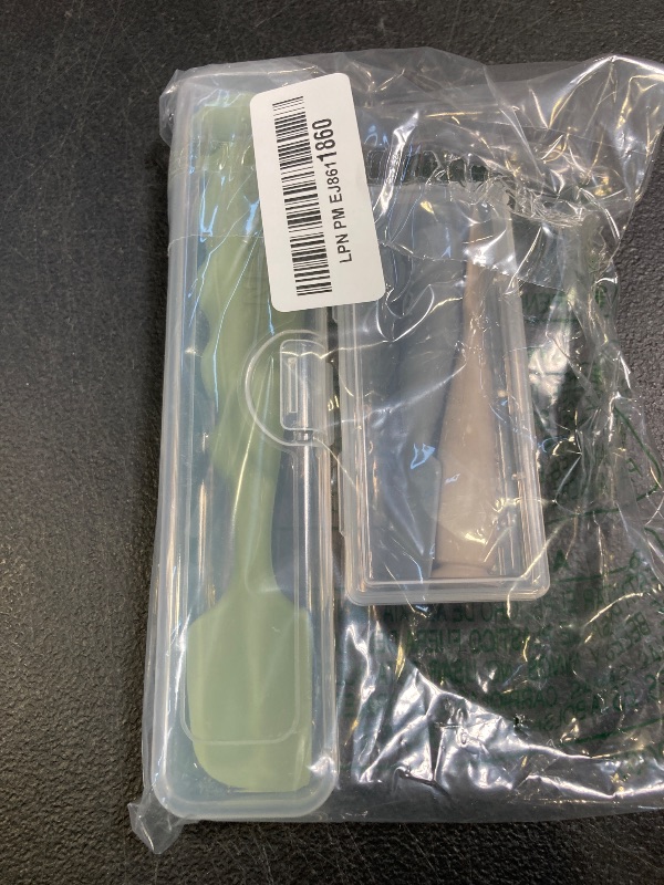 Photo 1 of NFSVLB Baby Diaper Cream Spatula with Case-1 Large 2 Mini Butt Paste Spatula with 2 Travel Case-Soft Baby Butt spatula baby Diaper Cream Applicator-Diaper Rash spatula Bum Spatulas Brush