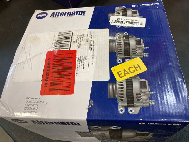 Photo 1 of 8247N Alternator Compatible with Chevy C Truck Silverado 4.3 4.8 5.3 6.0 2000 2001 2002 2003 2004 10464451 10464481 10480326M 10480476 15755616W 15768829 19244728 19244731, 105A CW 6-Groove Pulley