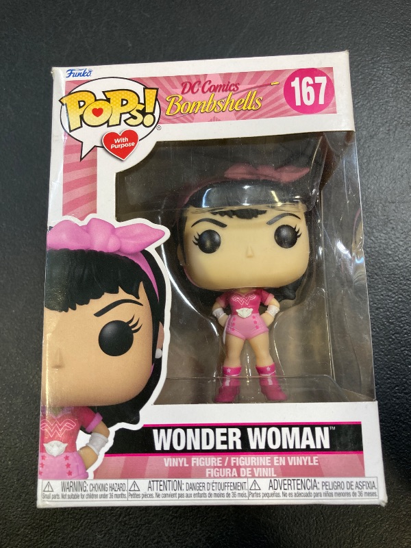 Photo 1 of Funko Pop Heroes: Breast Cancer Awareness - Bombshell Wonder Woman / Final Sale 