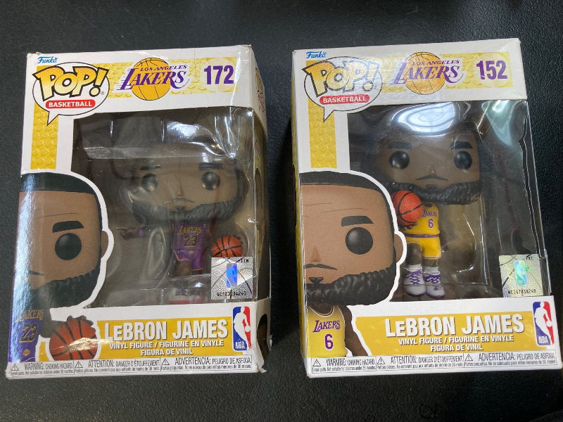 Photo 1 of Funko Pop - NBA Los Angeles Lakers Lebron James Bundle Pack / Final Sale 