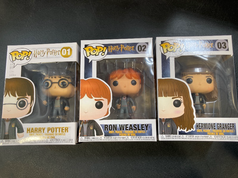 Photo 1 of Funko Pop - Harry Potter , Ron Weasley , Hermione Granger Bundle Pack / Final Sale