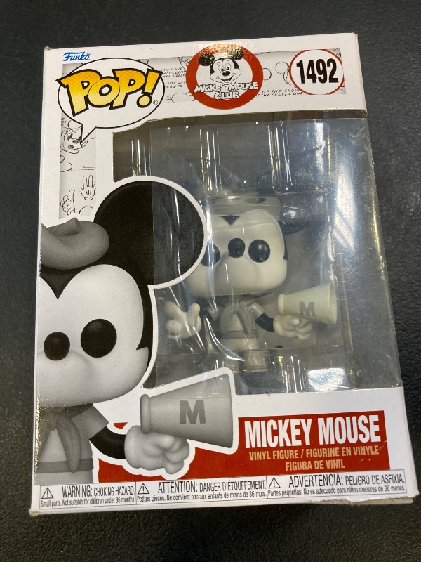 Photo 1 of Funko Pop! Disney: Mickey Mouse Club - Mickey (Black and White) / Final Sale 