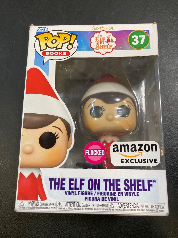 Photo 1 of Funko Pop! Books: Elf on The Shelf- Elf (Flocked) / Final Sale 