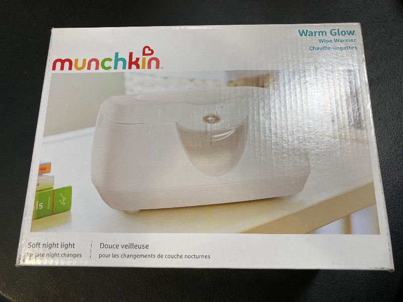 Photo 1 of Munchkin Warm Glow Baby Wipe Warmer, White