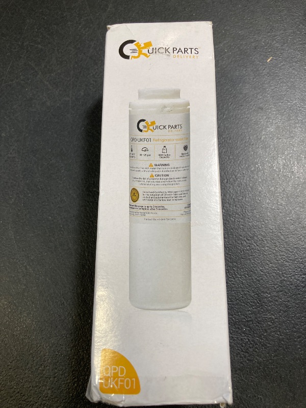 Photo 1 of QPD UKF8001 Replacement for Whirlpool EDR4RXD1, EveryDrop Filter 4, 4396395, Maytag UKF8001P, UKF8001AXX-750, Quick Parts Delivery, Puriclean II, 46-9006 - QPD-UKF01 X (1) pack