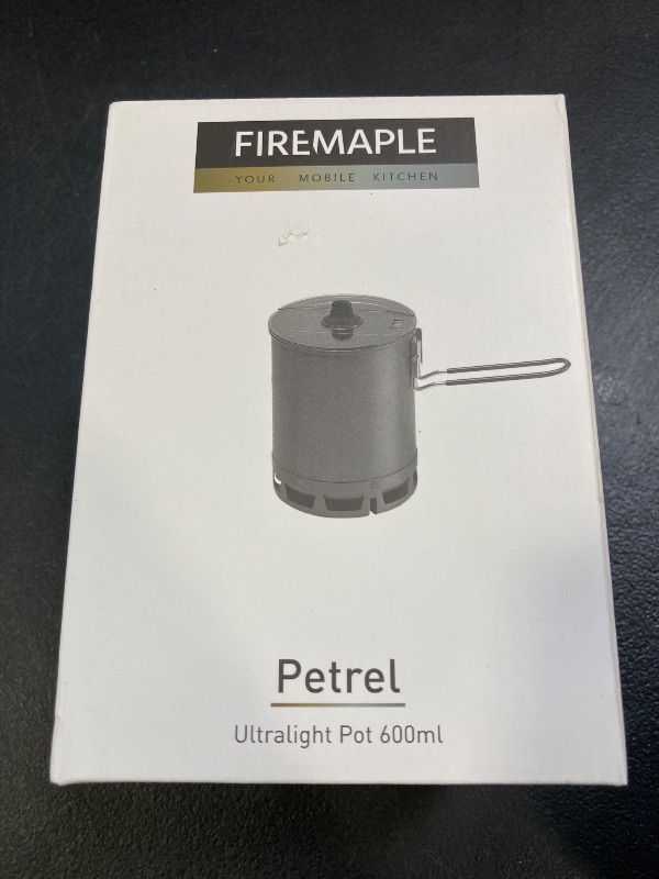 Photo 1 of Fire-Maple 600ml G3 Petrel Ultralight Camping Pot Lightweight Outdoor High Efficiency Foldable Heat Exchanger Pot Portable for Hiking Travel (162g)