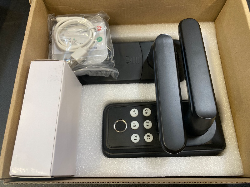 Photo 1 of WiFi Smart Lock: Hornbill Keyless Entry Door Lock with Handle, APP Remote Keypad Fingerprint Code Unlock, Auto-Lock, Suitable for Home/Office/Rental/Hotel
