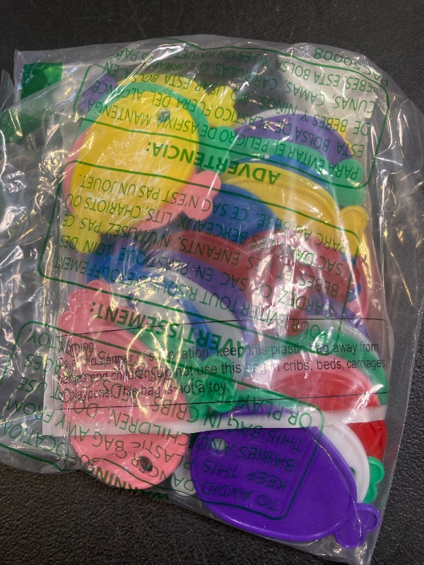 Photo 1 of Aoriher 36 Pcs Colorful Plastic Balloon Weights Balloon Shaped Weights for Birthdays Weddings Party Holiday Celebration Decoration Supplies, White Purple Red Green Yellow Blue Pink
