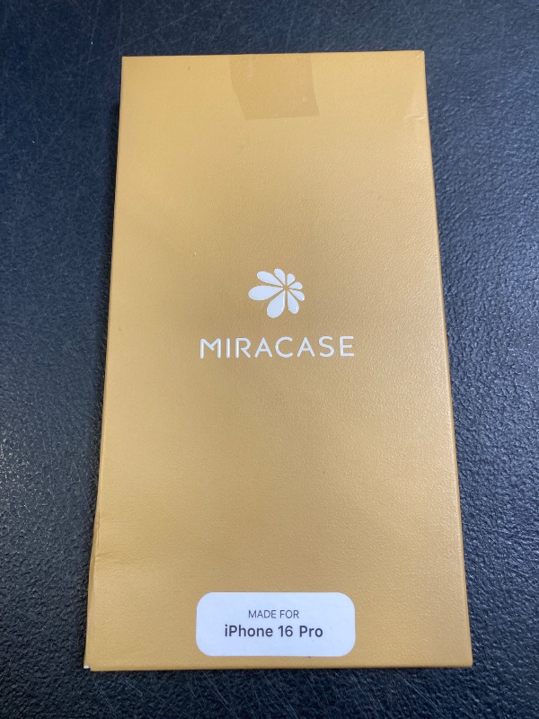 Photo 1 of Miracase Magnetic for iPhone 16 Pro Case Full-Body Phone with Built-in Glass Screen Protector, [Compatible with MagSafe] Military Drop Proof 16 Pro Cover Bumper 6.3 inch, Clear