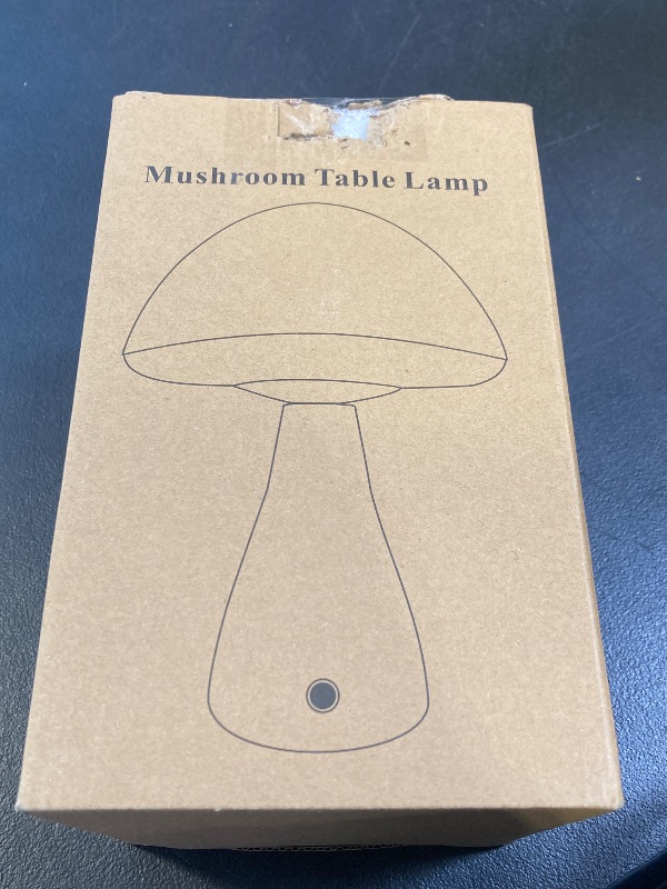 Photo 1 of ZSLAIFU Mushroom Lamp, Dimmable Mushroom Table Light, Portable Wireless Small Lamp, Rechargeable Battery Night Light, Stepless Dimming, Birthday Gift Night Lights (White)