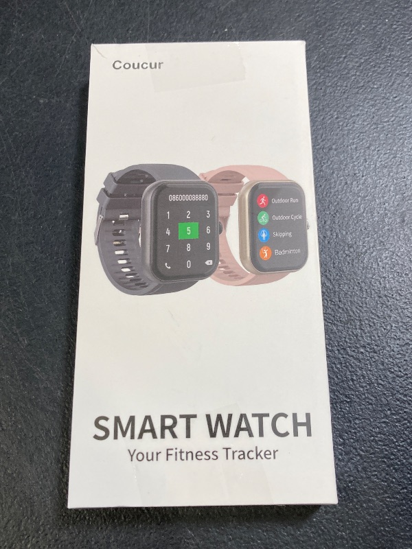 Photo 1 of Smart Watch for Men Women, 1.96" HD Fitness Tracker Running Watch (Answer/Make Call), IP68 Waterproof, Pedometer, Sleep/Step/Activity/Heart Rate Monitor,110+ Sport Mode Smartwatch for iOS Android Phone