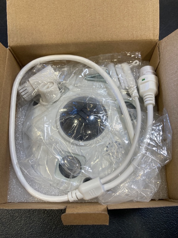 Photo 1 of Inwerang 5MP POE IP Fisheye Camera, One Way Talk, 1.44mm Lens 360° Viewing Angle, 48ft Infrared Night Vision, Motion Detection, WDR, IP66 Water-Proof Indoor & Outdoor Metal Panorama Camera