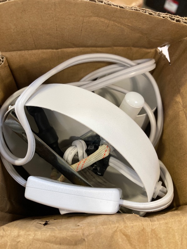 Photo 1 of Plug in Track Lighting LED, Track Lighting Fixtures Ceiling, White 4-Light Kitchen Light Kit, Plug in Wall Light with 14.8ft Power Cord, Rotatable Ceiling Spotlight for Bedroom(GU10 Socket, NO Bulb)