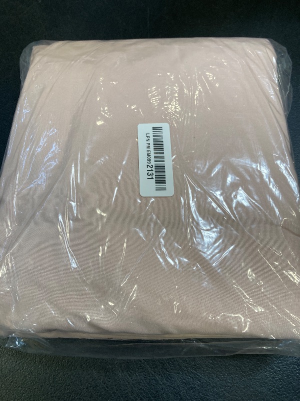 Photo 1 of Amazon Basics Lightweight Super Soft Easy Care Wrinkle Free Microfiber 3 Piece Bed Sheet Set with 14-Inch Deep Pockets, Twin, Blush Pink, Solid, Kids, Men & Women Bedding