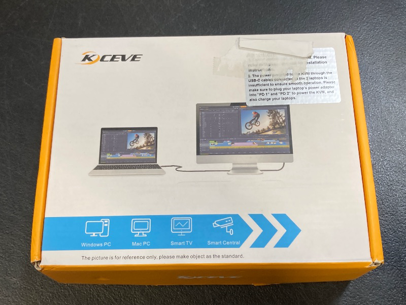 Photo 1 of USB C KVM Switch 3 Monitors 2 Laptops 4K 1080P@60Hz,USB-C Docking Station Triple Monitor KVM Switches with 4 USB 3.2 Ports,10Gbps 80W PD Charging for Windows and Mac OS, Driver Installation is Required