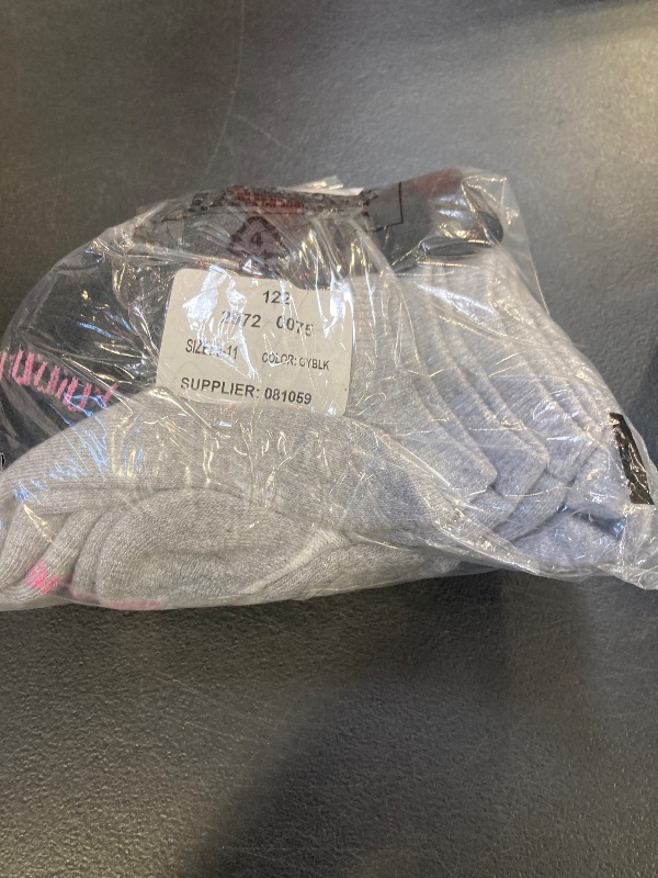 Photo 1 of Hanes Ultimate Women's No Show Socks Pack, Cushioned, 8-Pairs Grey/White 5-9