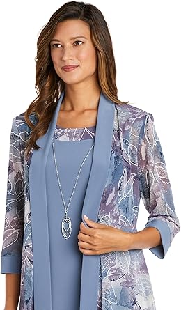 Photo 1 of R&M Richards Women's Plus Size Formal Jacket Dress