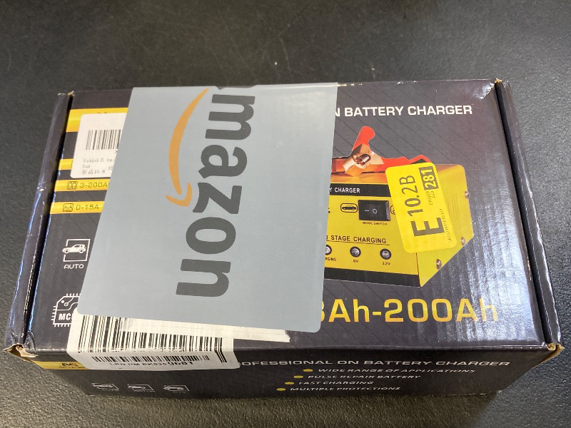 Photo 1 of 6V and 12V Car Battery Charger, 15A Smart Battery Trickle Charger Maintainer, Pulse Repair Deep Cycle Battery Charger Automotive Desulfator for Car Motorcycle Truck Boat Lawn Mower Lead Acid Batteries