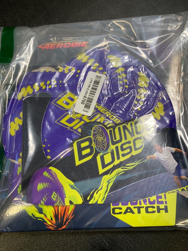 Photo 1 of Aerobie Bounce Disc, Throwing Disc Toy for Kids, Backyard Toys & Outdoor Games for Adults & Family, Ages 5 & Up