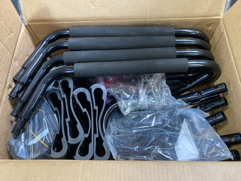 Photo 1 of HIGHRAZON Kayak Roof Rack, 2 Pair J-Bar Roof Rack with 4 Ropes. Heavy Duty Kayak Roof Carrier for Your Canoe SUV and Trucks