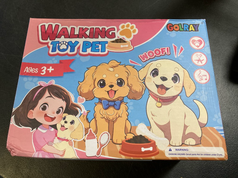Photo 1 of Golray Toy Dog for Kids Vet Kit, Interactive Barking Walking Dog with 14pcs Doctor Kit & Outfit, Pretend Puppy Pet Veterinarian Play Set, Toddler Girl Boy Christmas Birthday Gift Toys for Age 3 4 5 6
