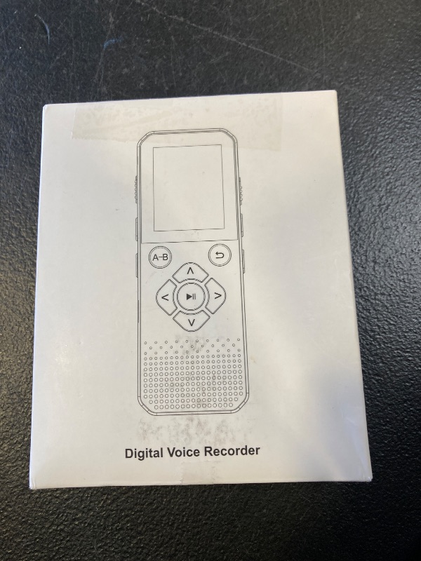Photo 1 of 64GB (Built-in) Bluetooth Voice Recorder with High Bitrate & Call Recording - Ideal for Interviews, Meetings, Lectures, and More - Long-Lasting Battery (Black)
