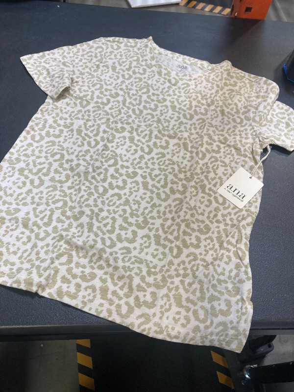 Photo 1 of Ana Women's Cotton Jersey Crew Neck Short Sleeve Tee Size S