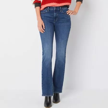 Photo 1 of A.n.a-Tall Womens High Rise Bootcut Jean, 12 Tall, Blue