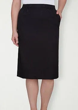 Photo 1 of Circumstance Straight & Pencil Skirt Woman's 20W Black Flat Front Casual