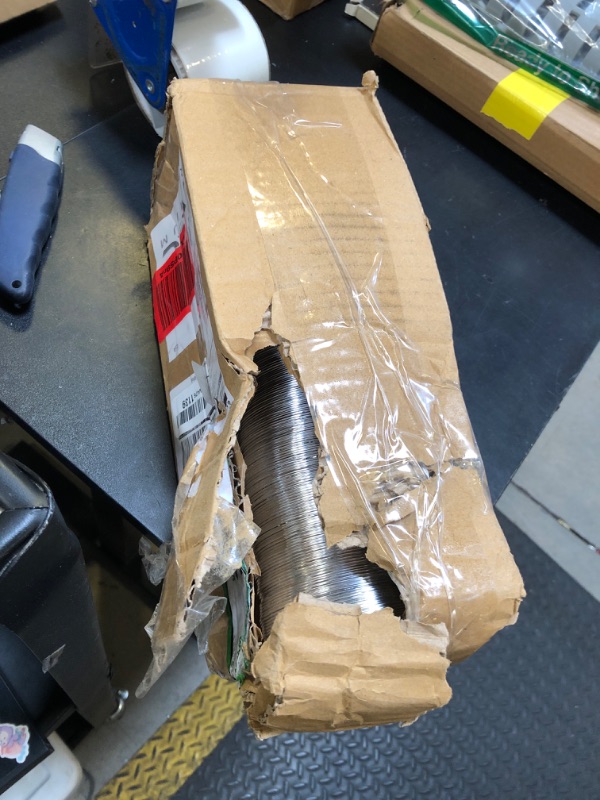 Photo 1 of HVAC Premium 3" Inch Aluminum Hose Flexible Air Duct Pipe for Rigid HVAC Flex Ductwork - 25' Feet Long