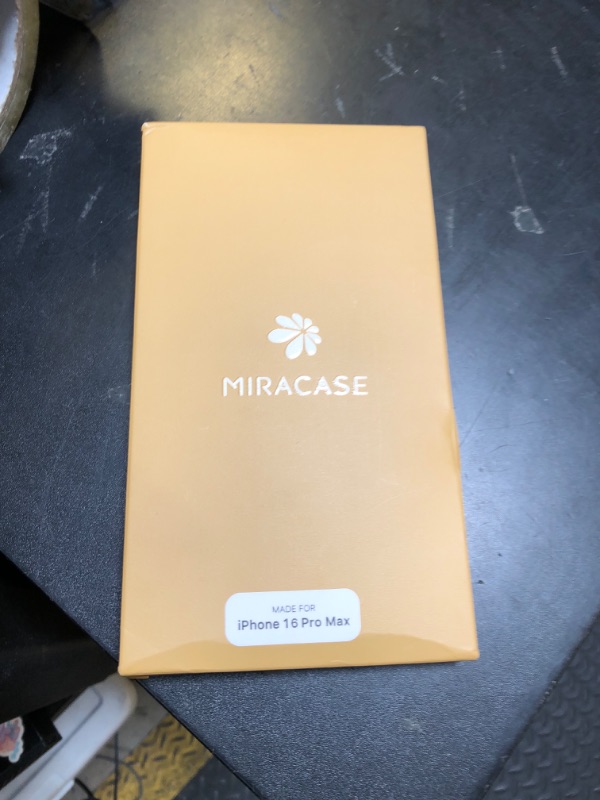 Photo 1 of Miracase for iPhone 16 Pro Max Case 6.9'', [Bubble Free] Full-Body Bumper Phone case with Built-in Full Glass Screen&Camera Control, Compatible with MagSafe,Drop Proof 16 Pro Max Cover,Desert Brown