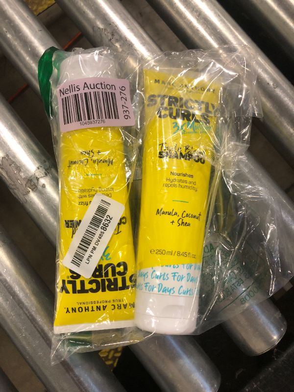 Photo 1 of Marc Anthony Strictly Curls 3x Moisture Deep Shampoo & Conditioner for Curl Defining & Anti Frizz - Shea Butter, Marula Oil, Aloe & Coconut Oil - Sulfate Free Color Safe for Dry Damaged Curly Hair