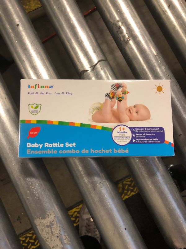 Photo 1 of Infinno Baby Wrist Rattle Socks and Foot Finder Set, Perfect Baby Toys for 0-12 Months Newborn Boys and Girls As Shower Gifts, Garden Bug Series